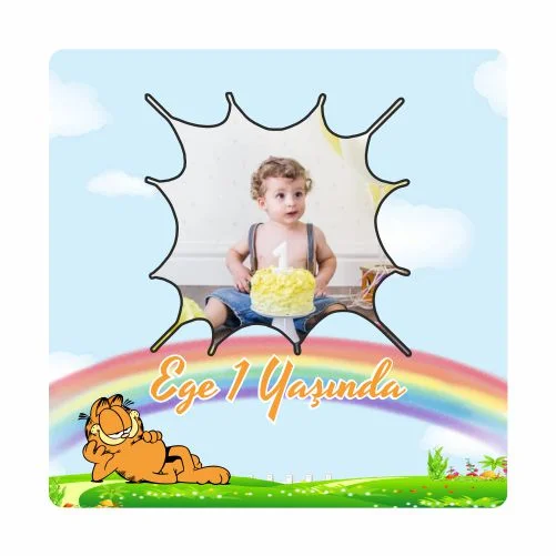 Kedi Temalı Doğum Günü Magneti